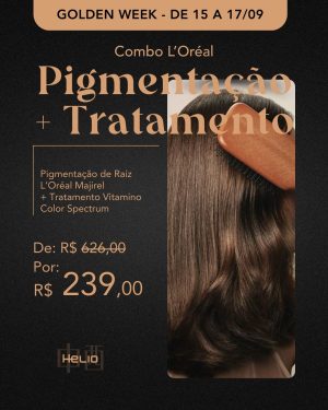 Pigmentação L’Oréal + Vitamino Color Spectrum (15 a 17/09)